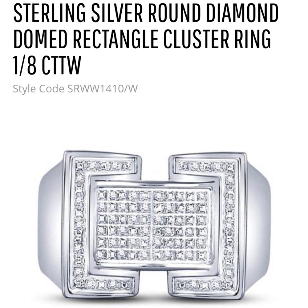 Mens real diamond custom made stylish ring not fake stones huge sale best gift
